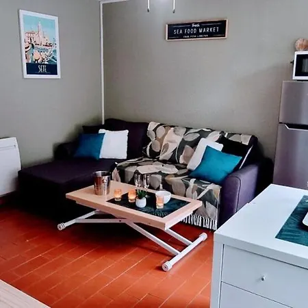 Le Marine Rez De Jardin Direct Parking Prive Climatise Apartament