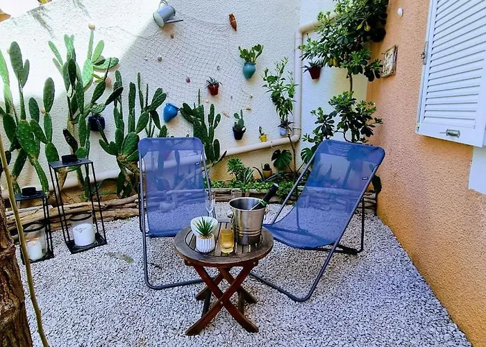 Le Marine Rez De Jardin Direct Parking Prive Climatise * Sète